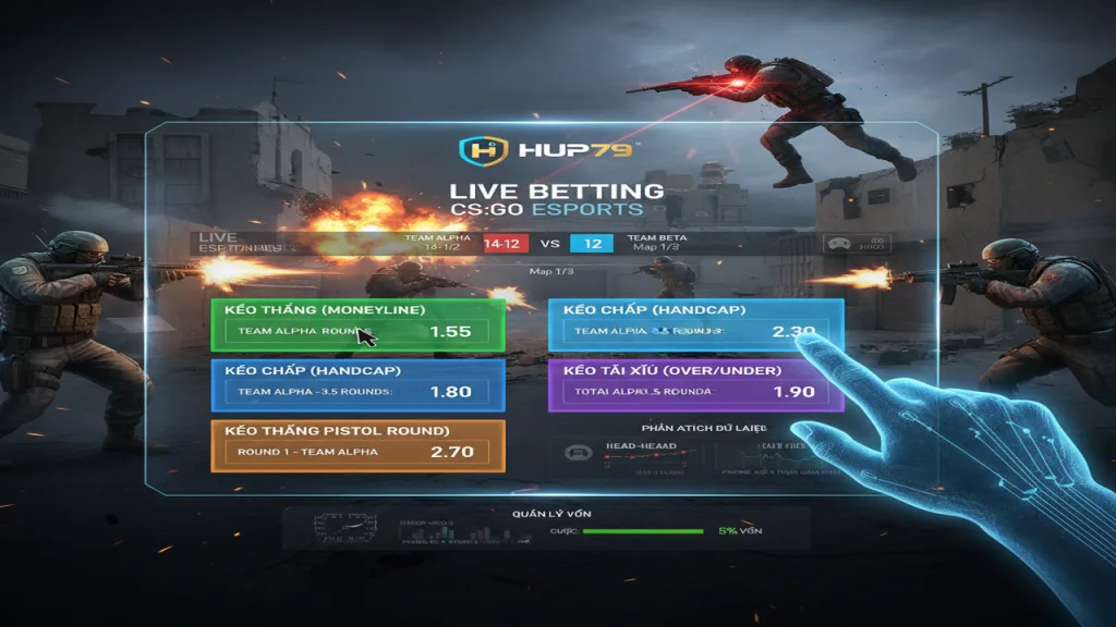 Bí quyết cá cược CS:GO luôn thắng