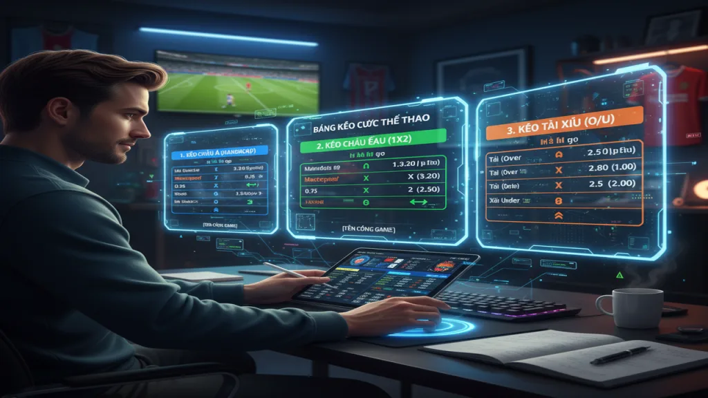 Cách đọc bảng kèo