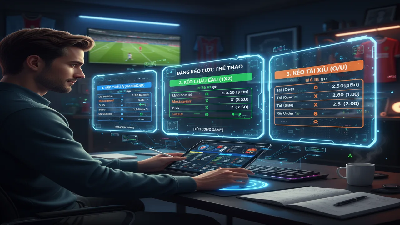 Cách đọc bảng kèo