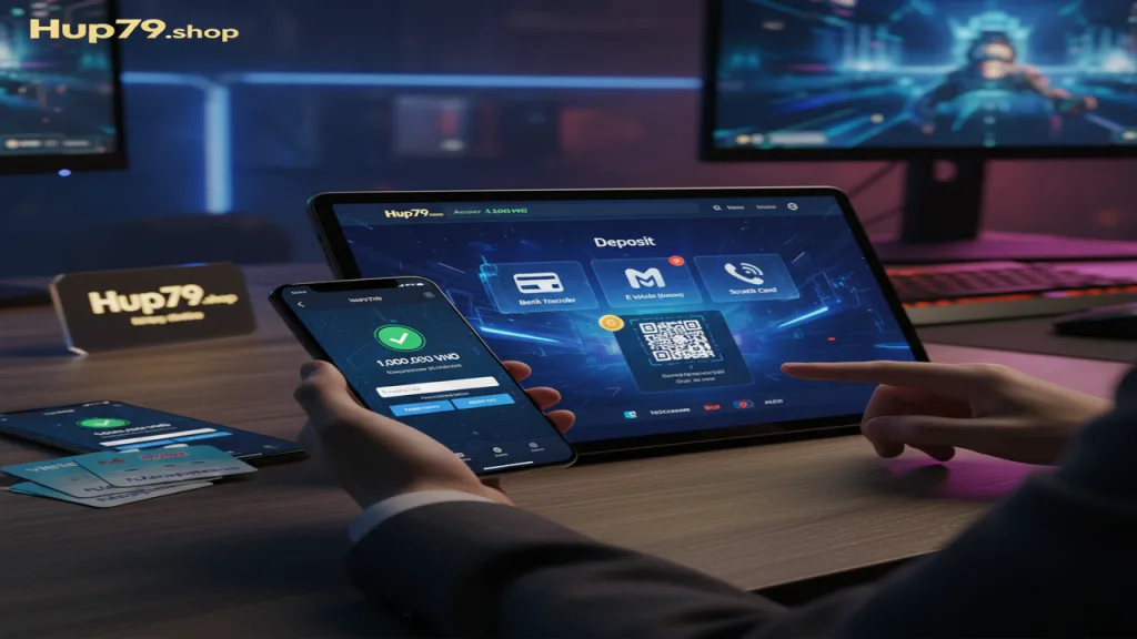 Nạp tiền (Ngân Hàng, Ví Điện Tử, Thẻ Điện Thoại)